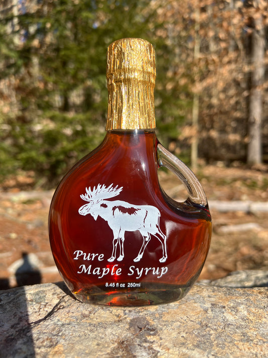 Pure NH Maple Syrup in LaBasqu Moose (8.5oz)