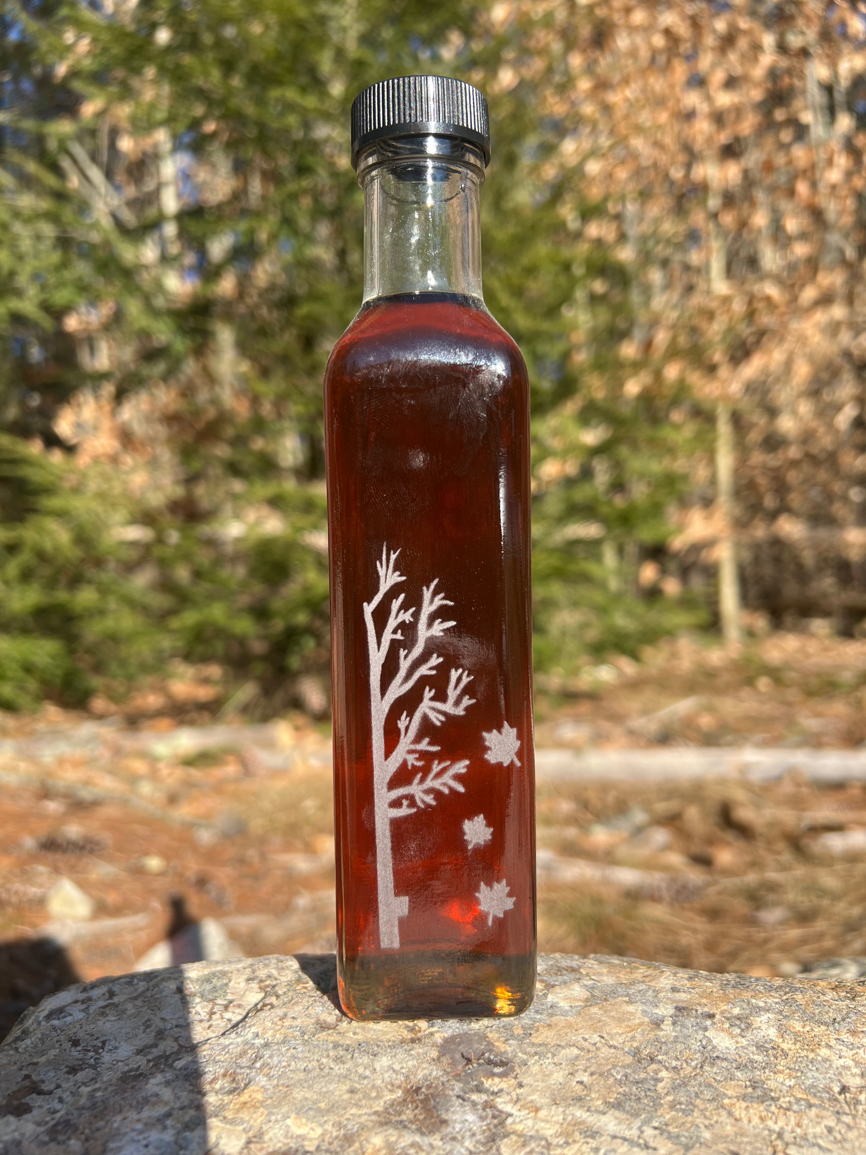 Pure NH Maple Syrup in Fall Marasca (8.5oz) – Big Lake Maple LLC