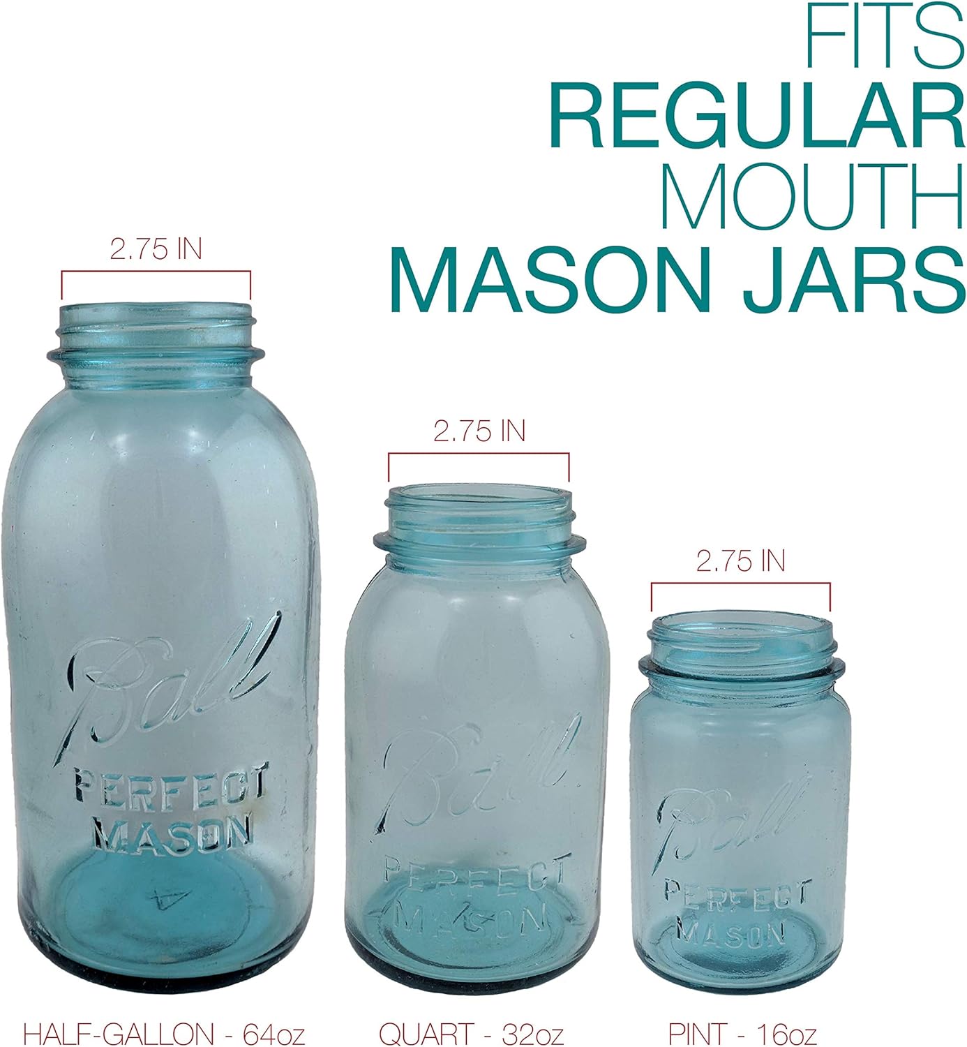 Ergo Spout Mason Jar Pour Lid (REGULAR MOUTH)